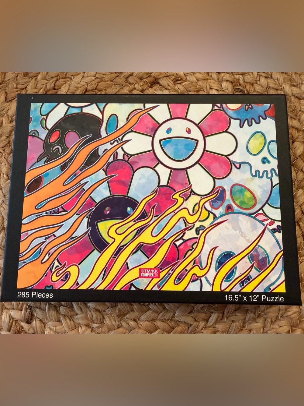 Complexcon Takashi Murakami flying skulls and flowers puzzle / collectors